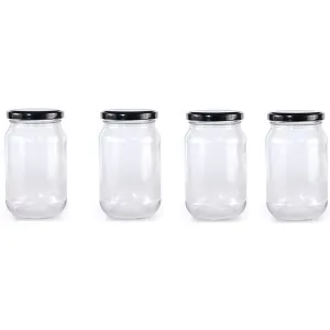 Nienna Airtight Storage Jar (1000 ML) - Set Of Four