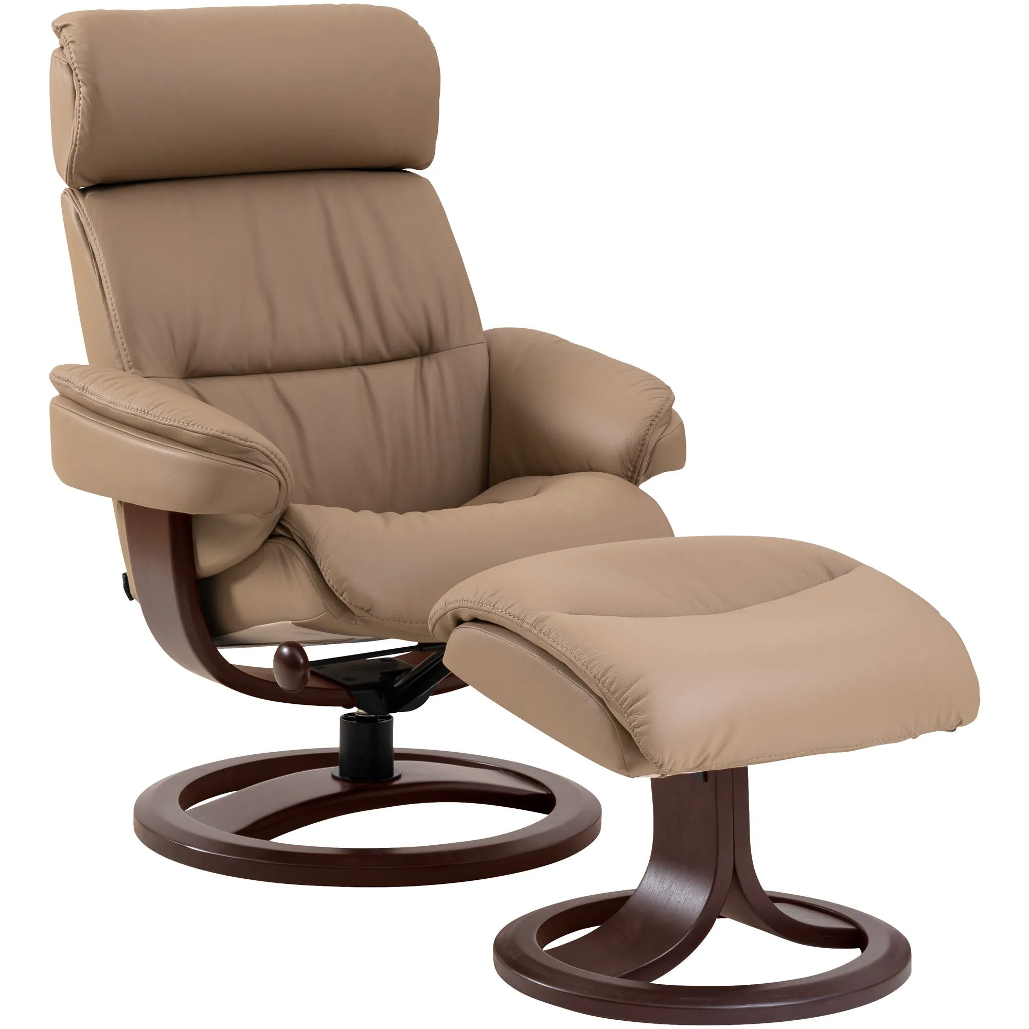 Nordic Large Lounger with Ottoman