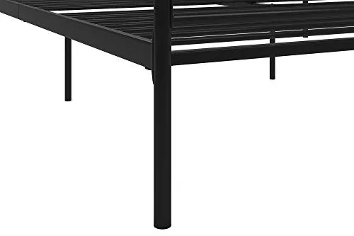 Novogratz Marion Canopy Bed Frame, Black, King