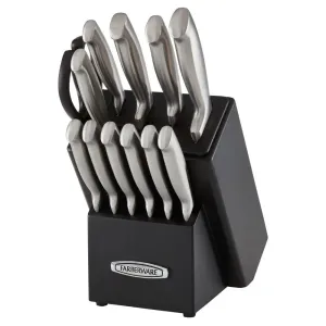 Open Box - Farberware 13 Pc Self Sharpening Hollow Handle Knife Block Set