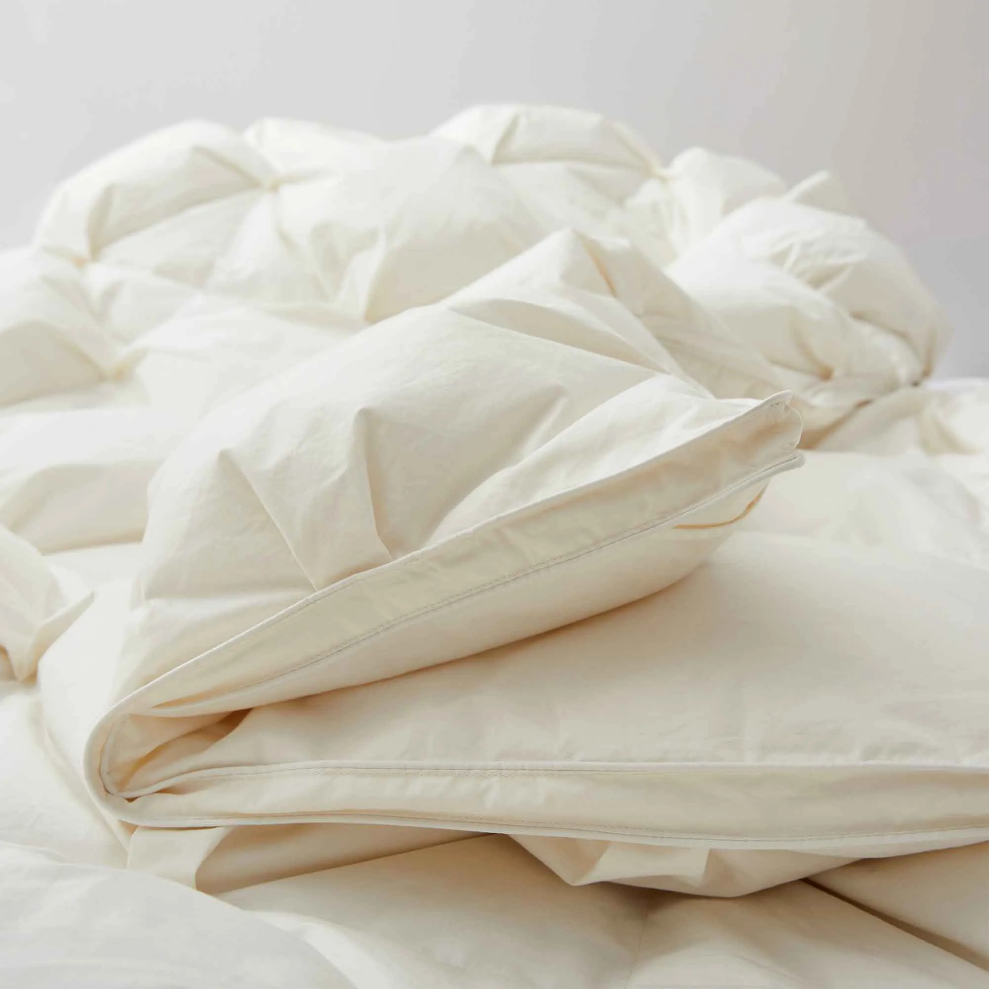 Organic Cotton Puff Down Comforter for Winter