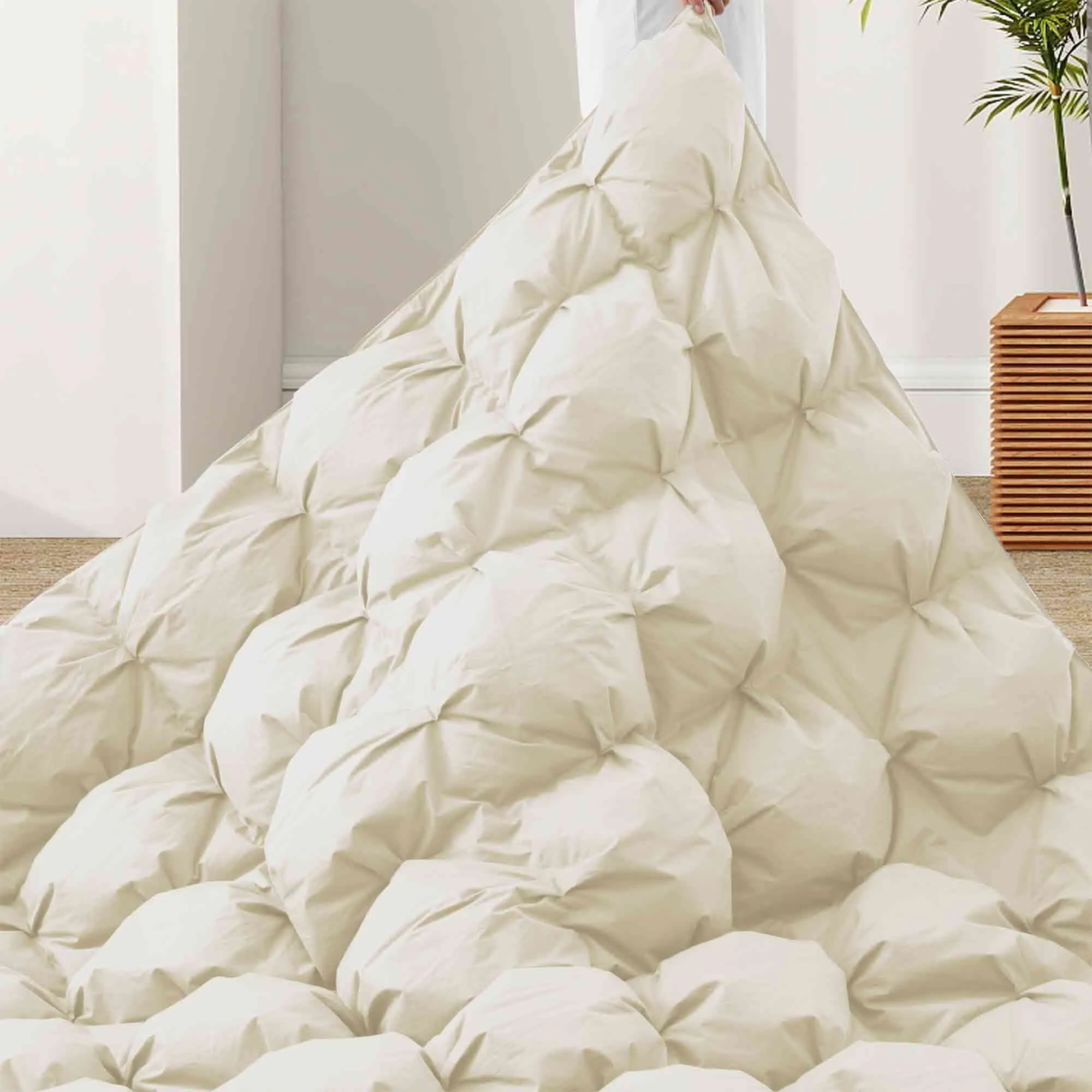 Organic Cotton Puff Down Comforter for Winter