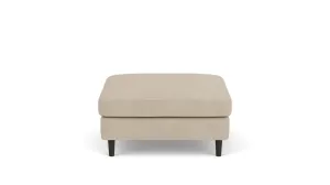 oskar square storage ottoman - fabric