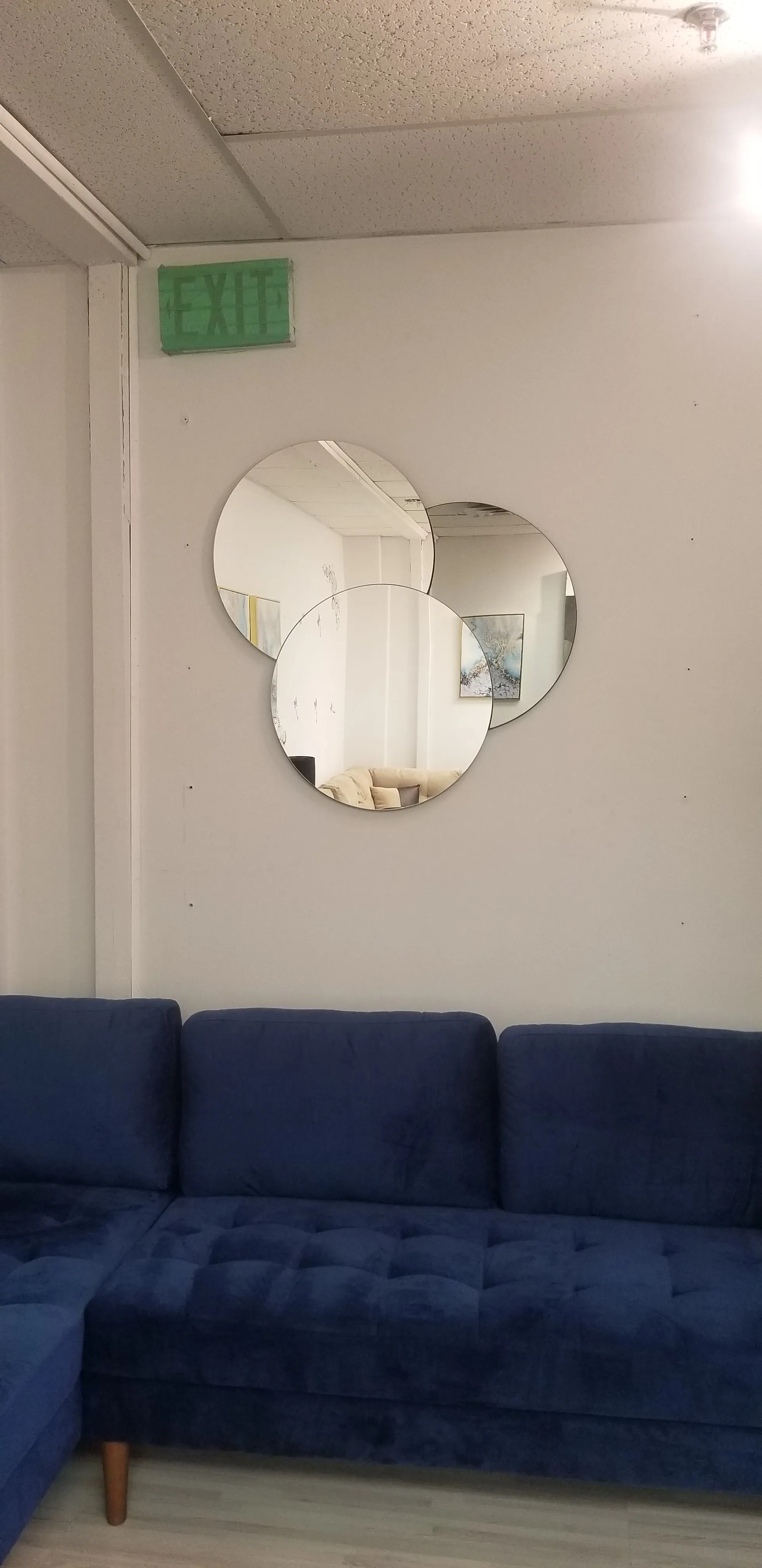 Overlapping Round Wall Mounted Mirror- Model #2352