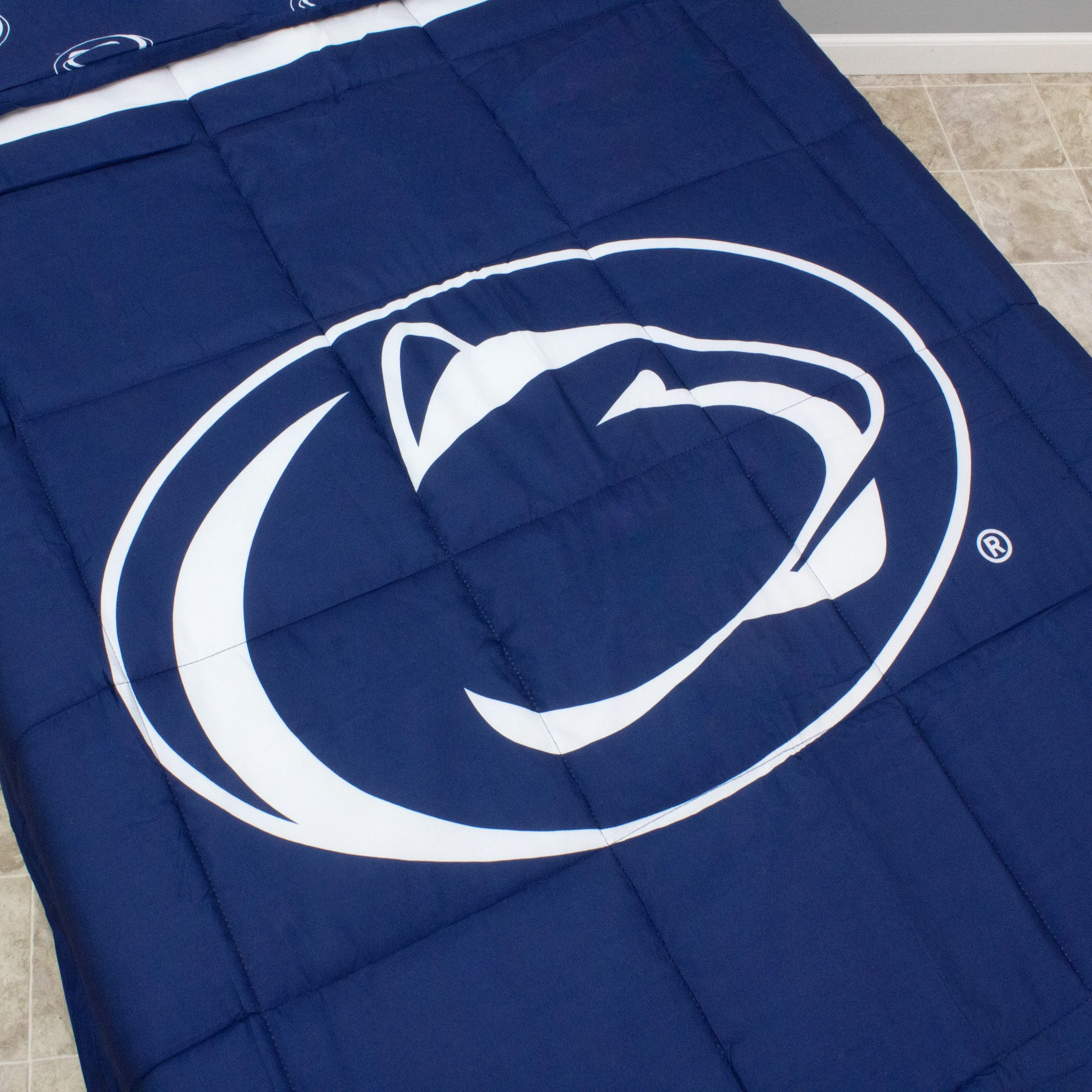 Penn State Nittany Lions Reversible Big Logo Soft and Colorful Comforter