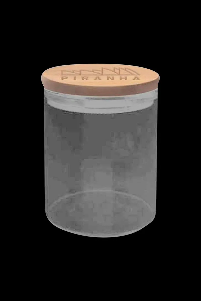 Piranha Storage Jar with Bamboo Lid