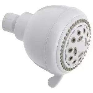 Plumb Pak Stylewise 5 Function Shower Head, 3.35", White