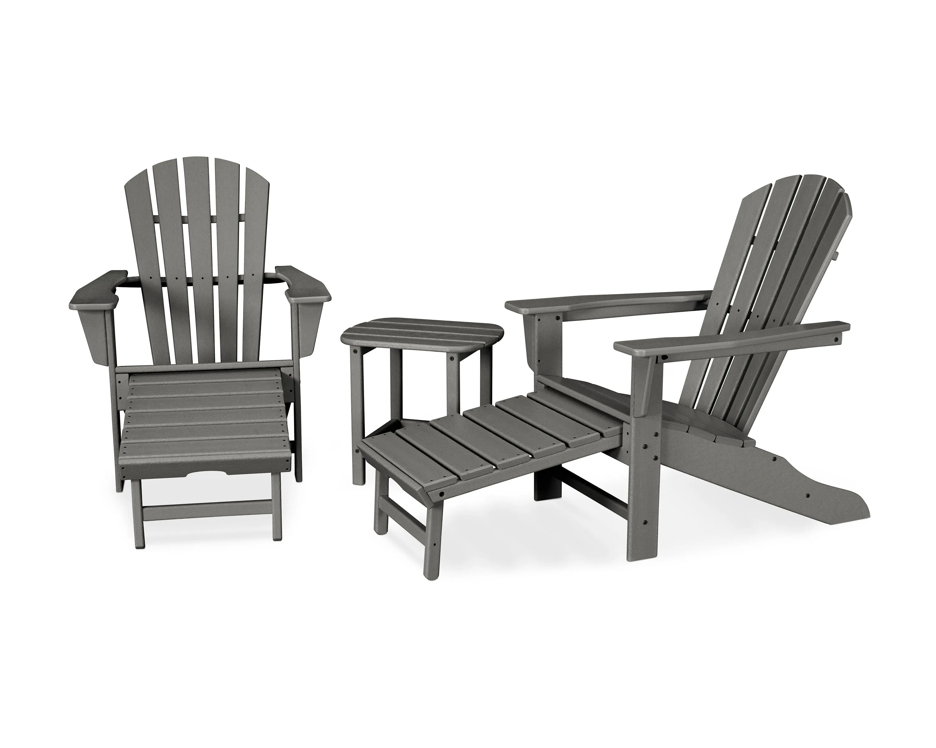 POLYWOOD® South Beach Ultimate Adirondack 3-Piece Set