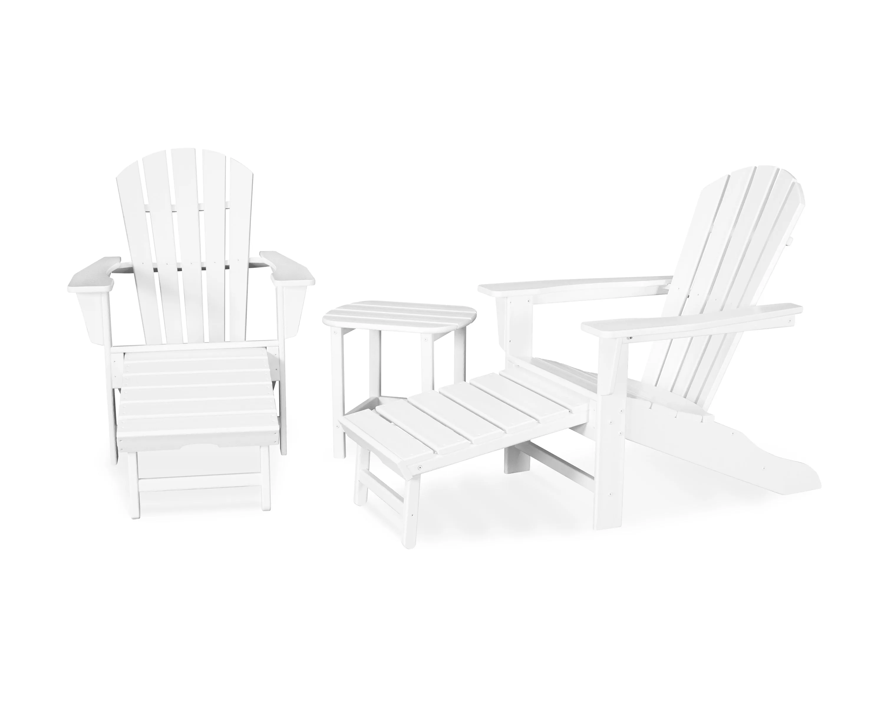 POLYWOOD® South Beach Ultimate Adirondack 3-Piece Set