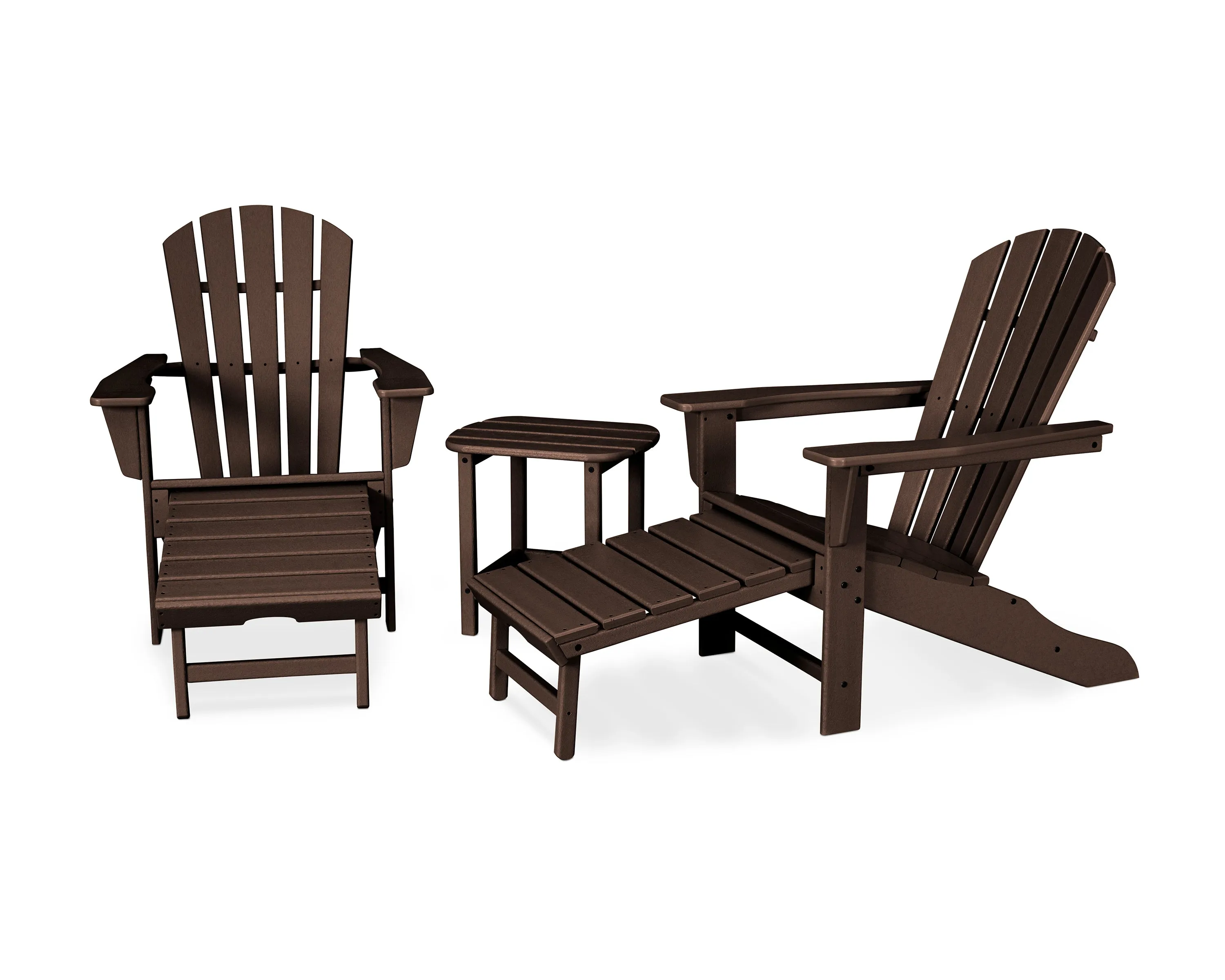 POLYWOOD® South Beach Ultimate Adirondack 3-Piece Set