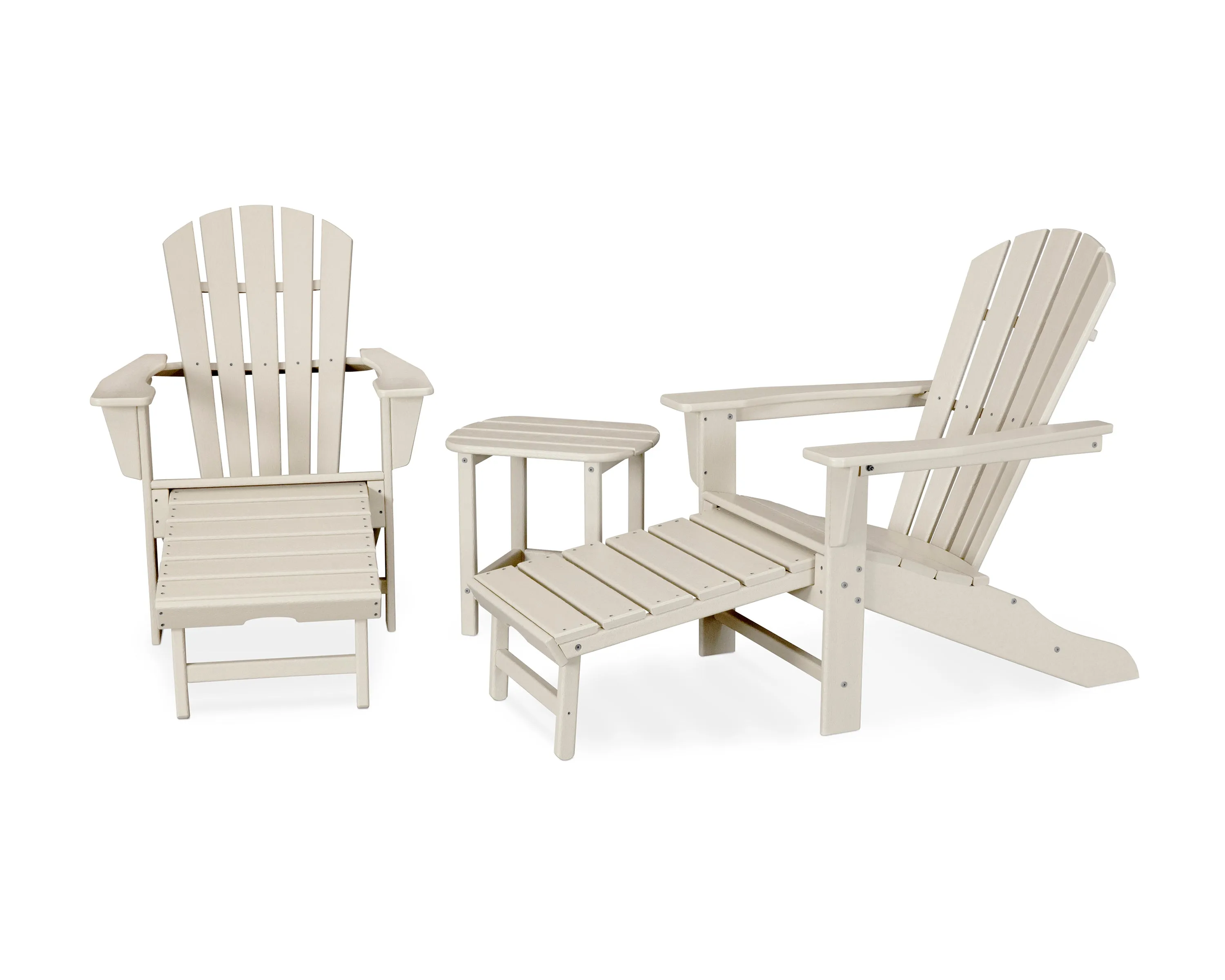 POLYWOOD® South Beach Ultimate Adirondack 3-Piece Set