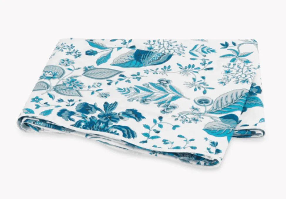 Pomegranate Fitted Sheet - Prussian Blue