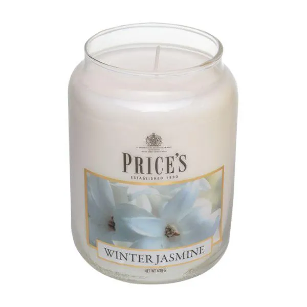 Prices Candles Scented Large Jar - Winter Jasmine