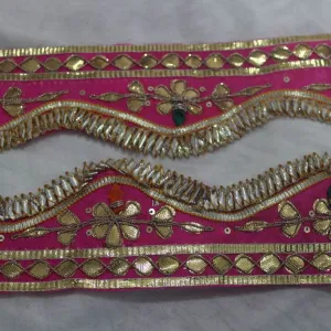 Rani Pink Traditional Gota Trim (Wholesale)