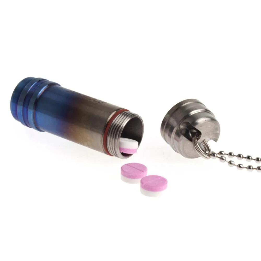 Sealed Pill Container Pendant