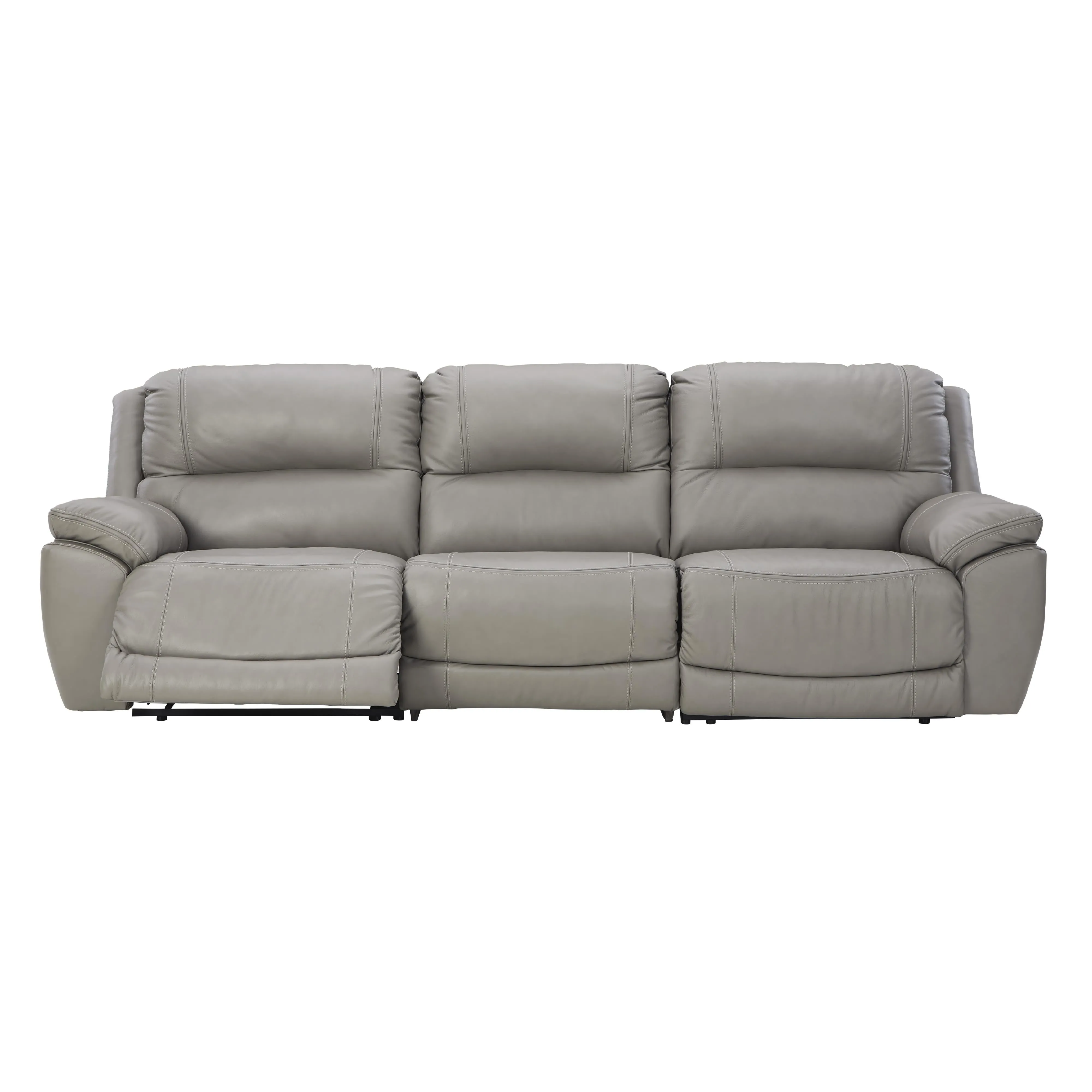 Signature Design by Ashley Dunleith Power Reclining Leather Match 3 pc Sectional U7160558/U7160546/U7160562