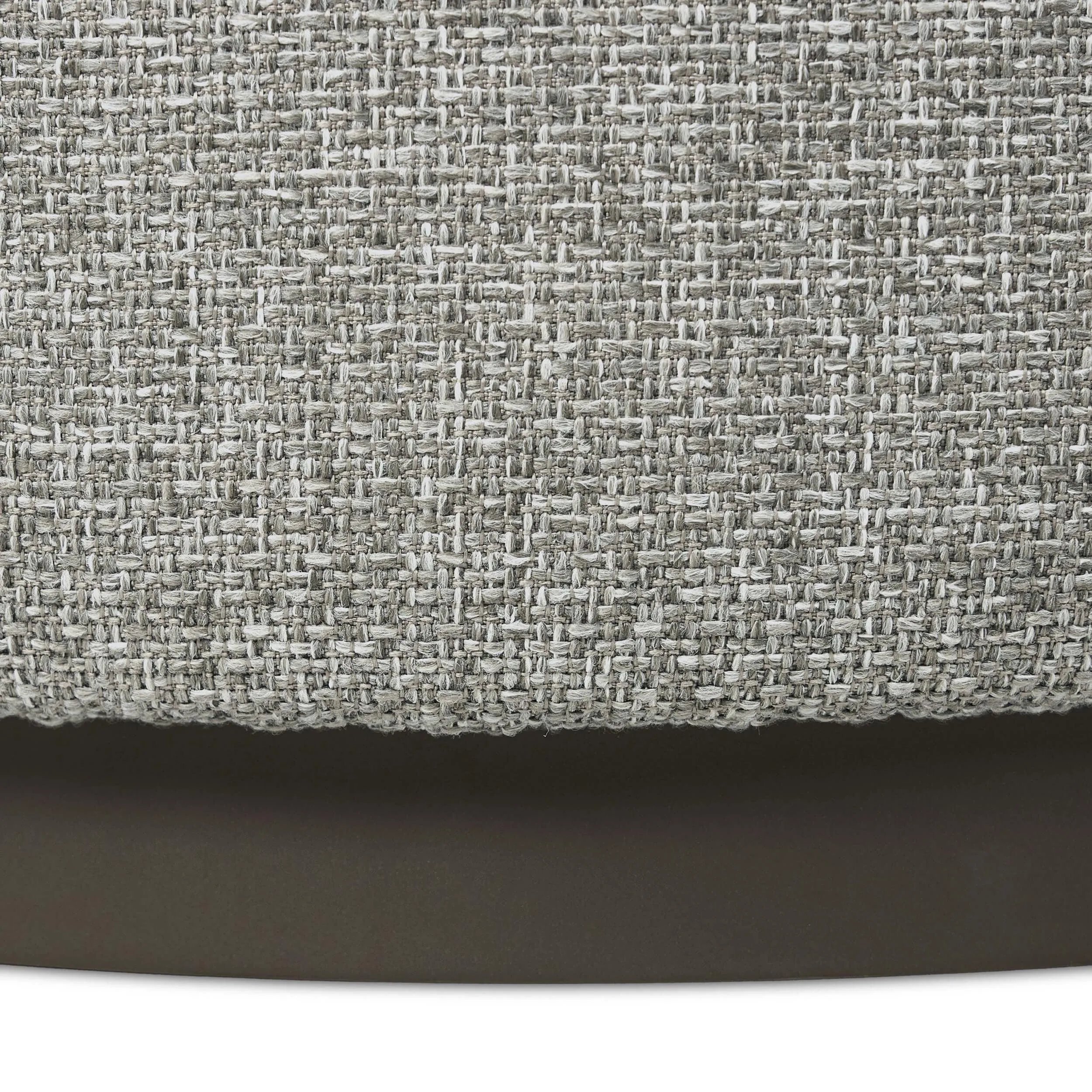 Sinclair Round Outdoor Ottoman, Hayes Smoke