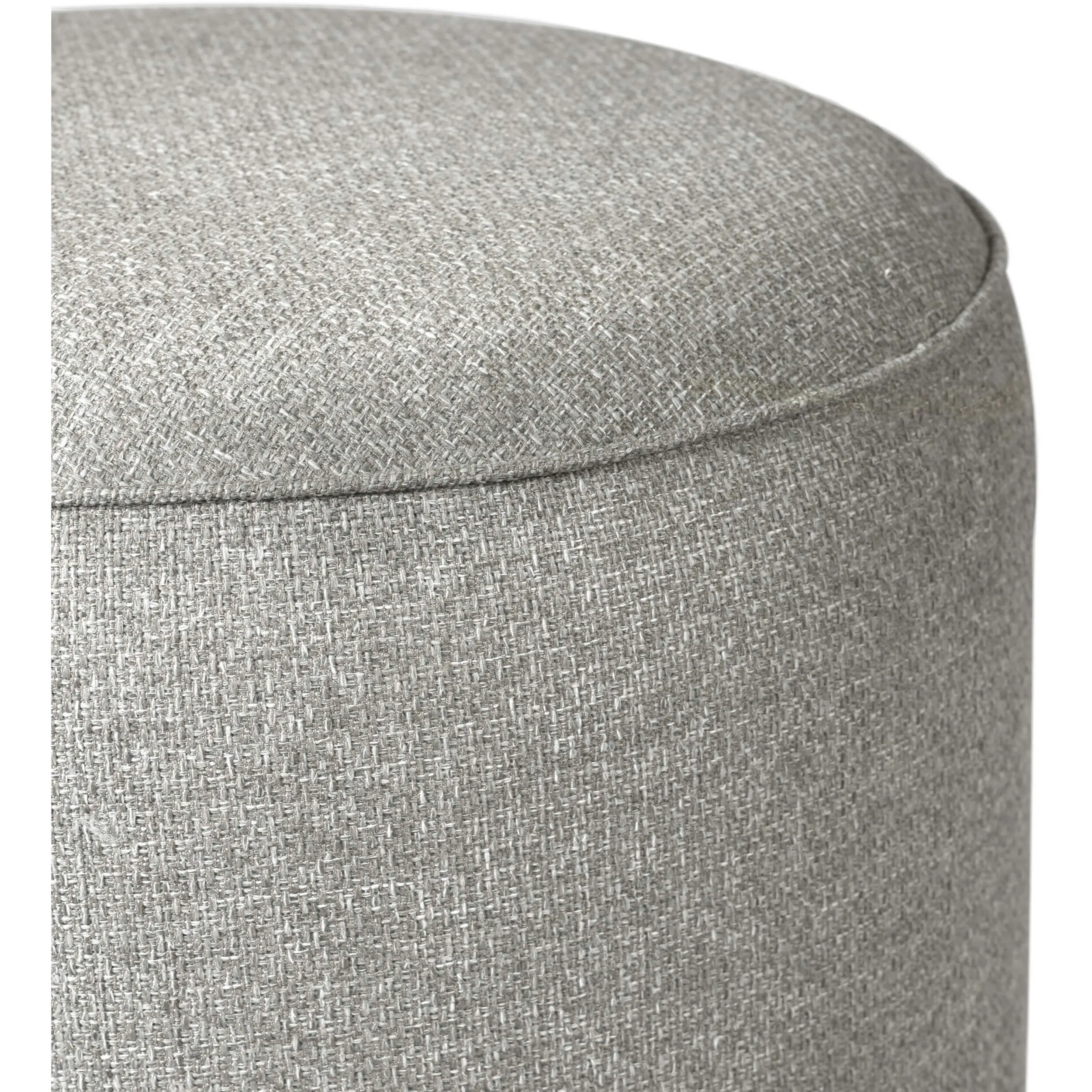 Sinclair Round Outdoor Ottoman, Hayes Smoke