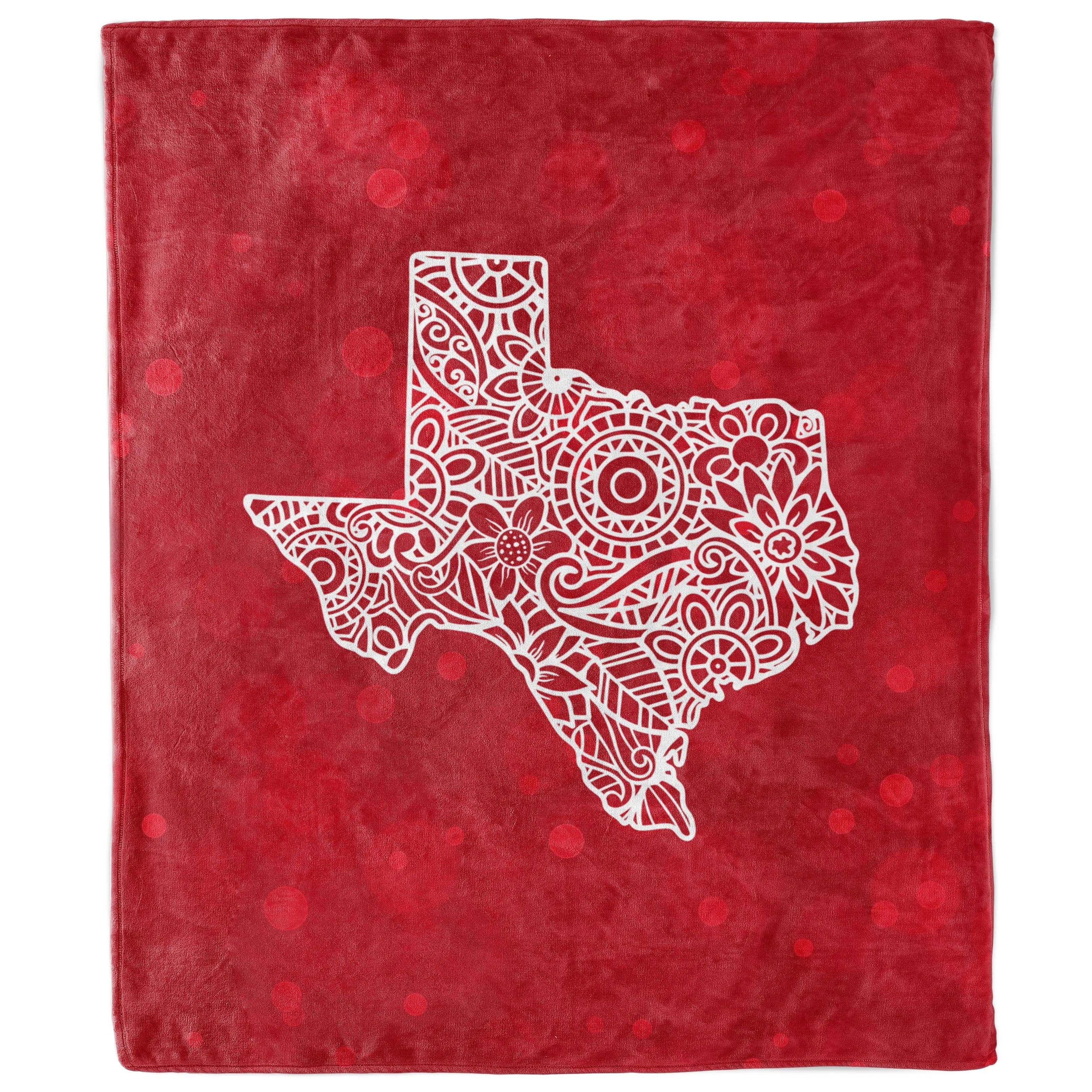 Texas Blanket | Texas State Mandala Blanket | Texas Home Blanket