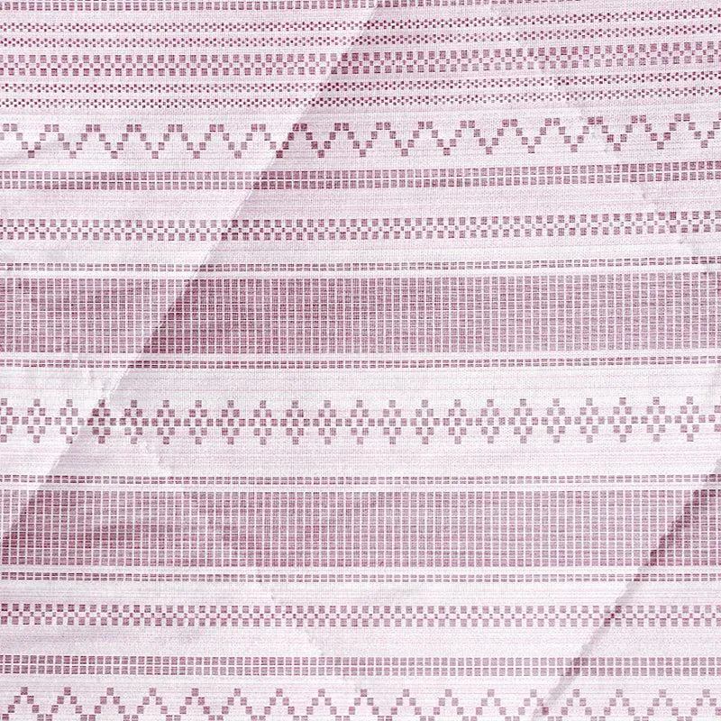 Twila Striped Cotton Comforter (Pink)  - 150 GSM