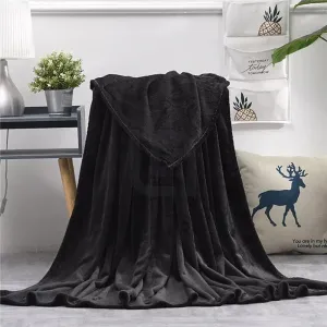 Ultra Soft & Cozy Fleece Blanket – Black