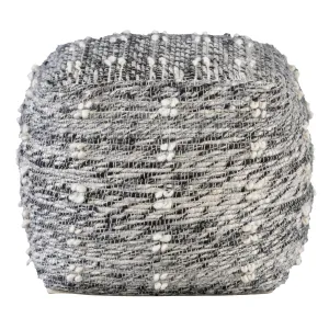 Uttermost Narol Gray Pouf