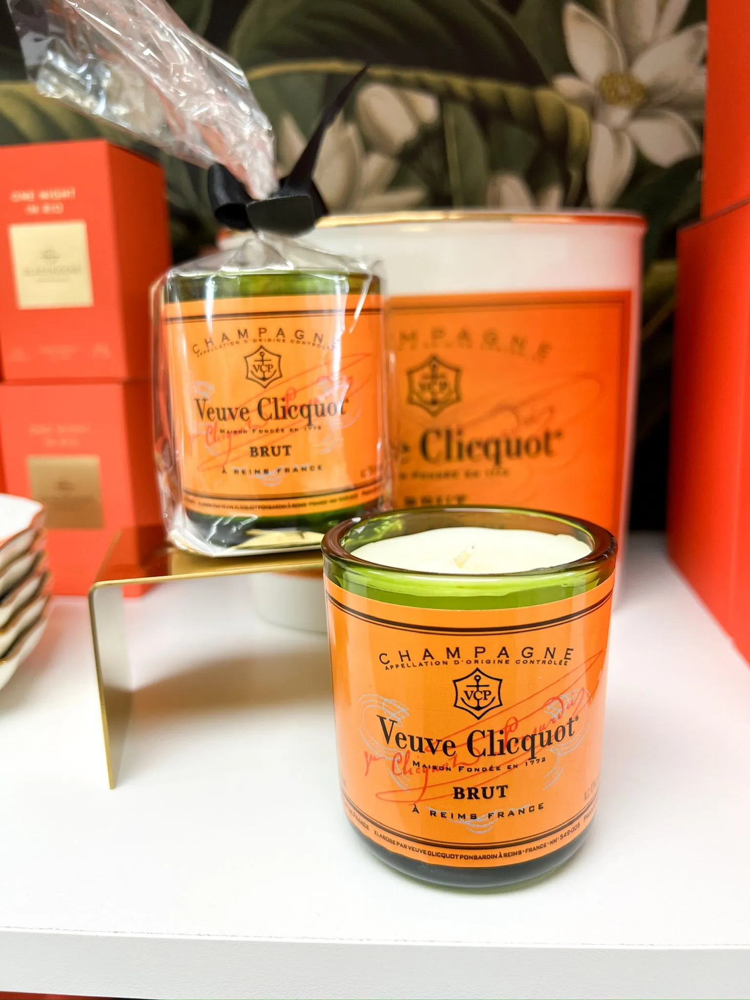 Veuve Brut Mini Candle