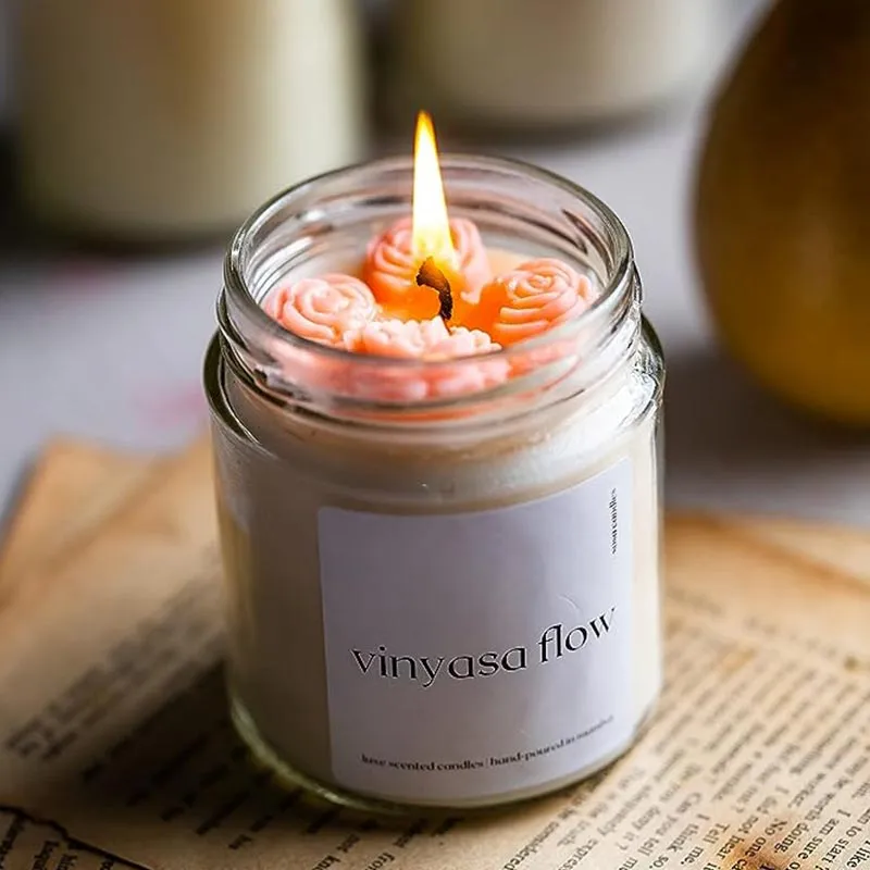 Vinyasa Flow Scented Candles Gift | Single | 6.4 x 8 cm / 2.5 x 3.15 inches