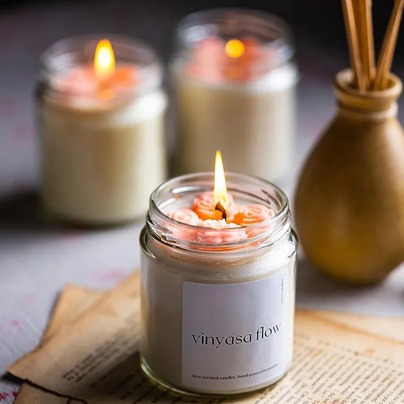 Vinyasa Flow Scented Candles Gift | Single | 6.4 x 8 cm / 2.5 x 3.15 inches