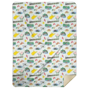 West Virginia Plush Throw Blanket 60x80