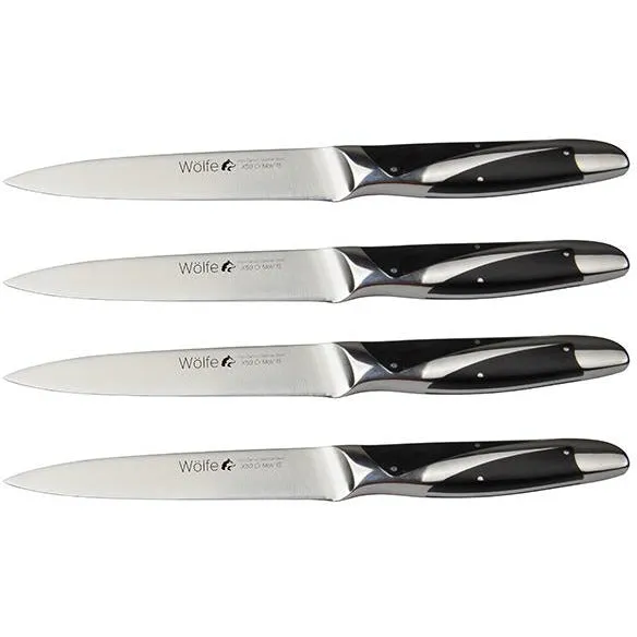 Wölfe 4 Pc Steak Knife Set