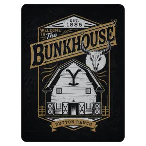 Yellowstone Bunkhouse Premium Sherpa Blanket