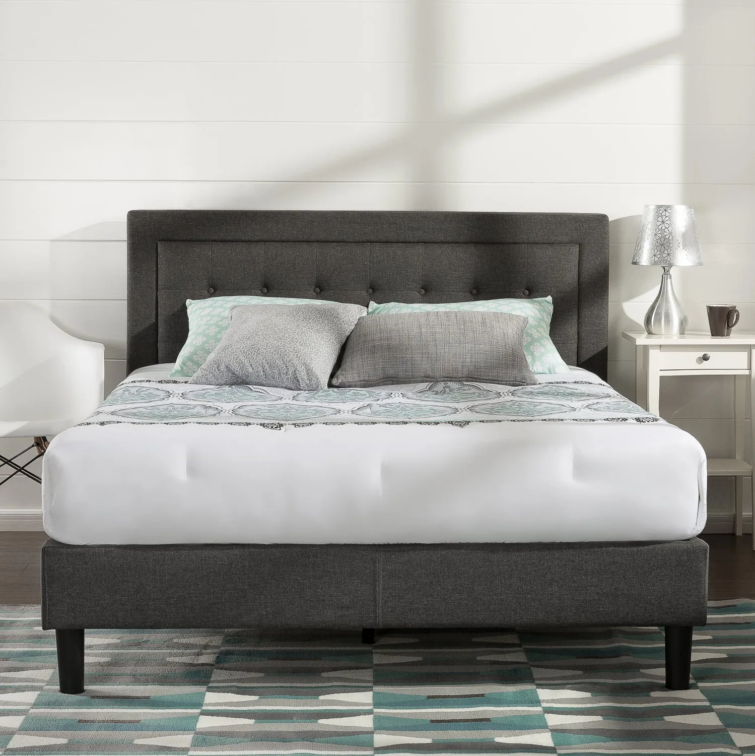 Zinus Dachelle Upholstered Platform Bed Frame